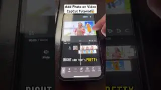 How to ADD PHOTO ON VIDEO! CapCut Tutorial 2023