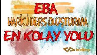 EBA Harici Ders Oluşturma En Kolay Yolu (Sabit id verme) (İlkokul  Ortaokul)