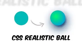 How to Create Gradient Realistic Ball using Html and CSS