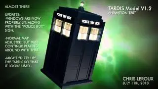 Doctor Who - TARDIS Model V1.2 Animation Test