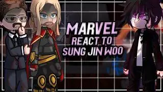 Marvel React To Sung Jin Woo | Gacha [ENG/RU]