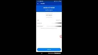 Globe at home Fiber Payment using Gcash