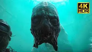 SCORN | The Giant Creature Boss Fight| 4K HDR Gameplay