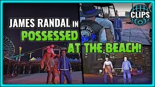 JAMES RANDAL IN POSSESSED AT THE BEACH!