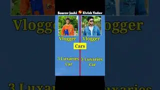 Sourav joshi vs Elvish yadav | comparison video | #shorts #souravjoshivlogs