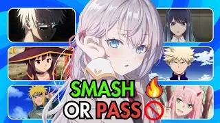 🔥SMASH or PASS⛔... Anime Best WAIFUS & HUSBANDS Edition😍 [Anime Quiz]