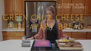 Green Chile Cheese Pull Apart Bread
