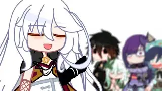 Asmoday and her 4 hyper intelligent archons · Genshin x gacha