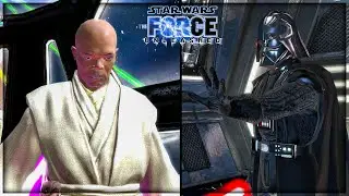 Mace Windu vs Darth Vader - Star Wars The Force Unleashed