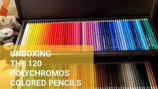 Unboxing the 120 polychromos colored pencils