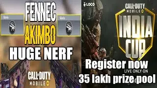 Cod mobile season 13 Patch notes , all nerfs & buffs  | Codm India cup tournament registration open
