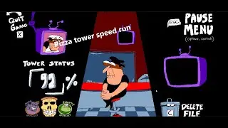 Pizza Tower speedrun (full game no cut) 1:45:51.80
