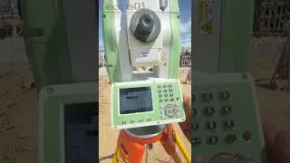 How to do Resection using Leica Total Station TS 03 Plus in Urdu/Hindi - Station Setup (Resection)