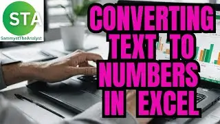 Getting started with Excel for Data Analysis || Converting number in text format into actual numbers