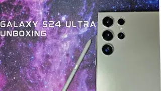 Titanium Grey Galaxy S24 Ultra Unboxing & Accessories!