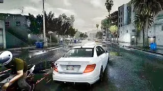 GTA V | Real LA Ray Tracing | Custom ReShade QuantV 3.0 NVE LA Revo 60fps Best Graphics