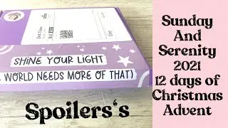 Planner Advent Calendar unboxing || Sunday and serenity 2021 Advent box