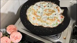 Uttappam recipe | Food to try in Bangalore | South Indian food #bangalorefoods