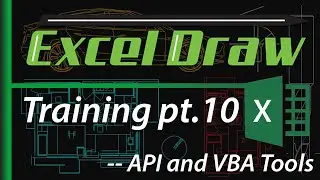 Excel Draw v6.2 Training Video 10 - Excel Draw's API Functions - Tools to Automate Excel Draw