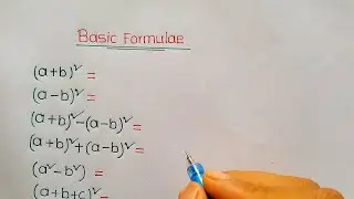 Basic Math Formula
