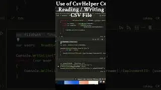 C# | .Net Tips CsvHelper Read & Write CSV file in C# 