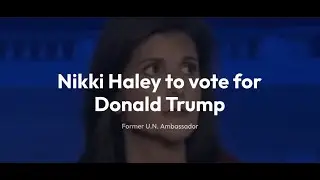 Nikki Haley's Stance on Voting for Donald Trump in 2024 Revealed! 🗳️🇺🇸 #nikkihaley #donaldtrump