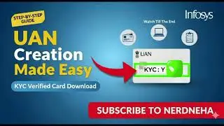 How to Create UAN & Download KYC Verified UAN Card | Step by Step Guide (Easy Method) 