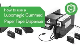 How to use  a Lapomagic Gummed Paper Tape Dispenser | Packaging Equipment