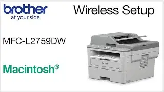 Connect MFCL2759DW to a wireless computer - Macintosh