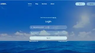 How To Make Website With Modern Login & Register form using HTML,CSS & JavaScript & source code|