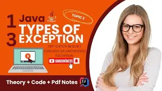 Types of Exception In Java With Examples | Try Catch Block In Java | Checked And Unchecked exception