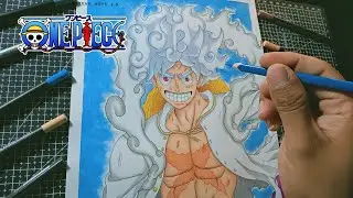 Drawing Luffy Gear 5 (One Piece)