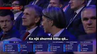 Strange audio appears in the draw of Euro 2024 (2 Dec 2023, unedited, english CC)