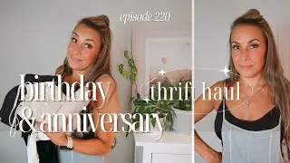 Thrifting Simple Looks for My Birthday & Anniversary | Thrift Haul 2024 | Sustainable Fashion Finds