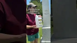 Now you know! Get it in my bio!! #cemetery #cleaning #gravecleaning