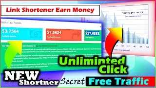 Earn $4.8 (FAST!) Link Shortener Earn Money || Shortlink Unlimited Trick || Url Shortener Earn Money
