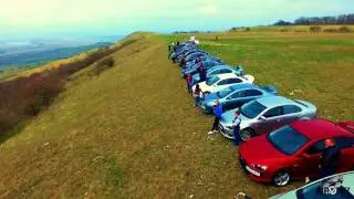 ✅10 лет Club Mitsubishi Lancer Ставрополь аэросъёмка с квадрокоптера http://airdrift.ru