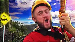Using Bali's FAMOUS GIANT Rope Swing!