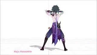 Genshin's Xiao dancing to Anitta Bang XD