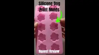 Honest Review of Silicone Dog Print Mold #silicone  #treats #treatsfordogs #treatsforyou