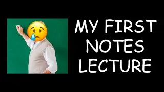 My First EVER Lecture | My Internship