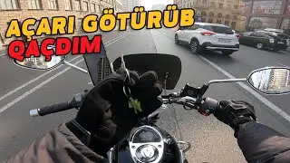 #MOTOVLOG BAŞINA OYUN AÇDIM YOLDA QALDI