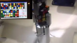 Epic Rubik's Cube solving robot! Only 54 seconds!