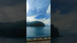 pemandangan di atas kapal