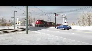 CN holly sub railfanning trainz