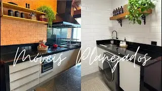 Finalizamos os móveis da área gourmet e lavanderia finalmente 🙏🏻