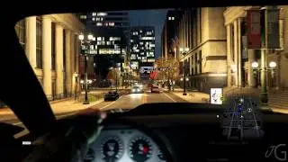 Watchdogs 1st Person Driving - Ultra Settings, 60 FPS [QUALITY TEST]