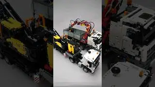 LEGO Technic 42175 Volvo FMX Truck & EC230 Electric Excavator vs 42043 Arocs & 42078 Mack Anthem
