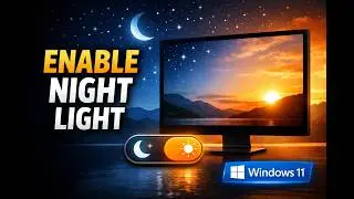 How to Enable Night Light on Windows 11 | GearUpWindows Tutorial