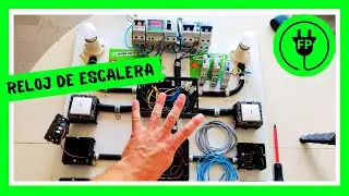 Electricidad básica. AUTOMÁTICO o RELOJ DE ESCALERA | Conexión a 4 hilos y alumbrado independiente